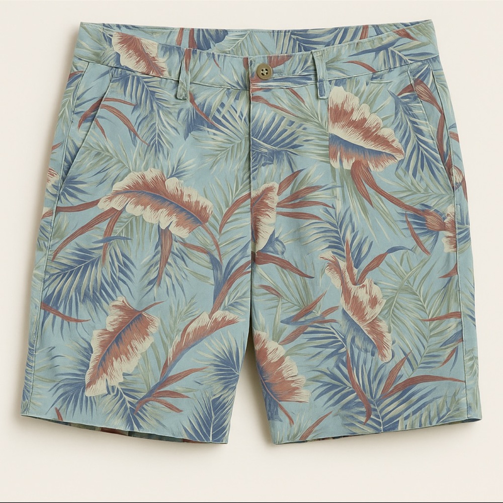 CPO Provisions Men’s Tropical Print Shorts – Size 33